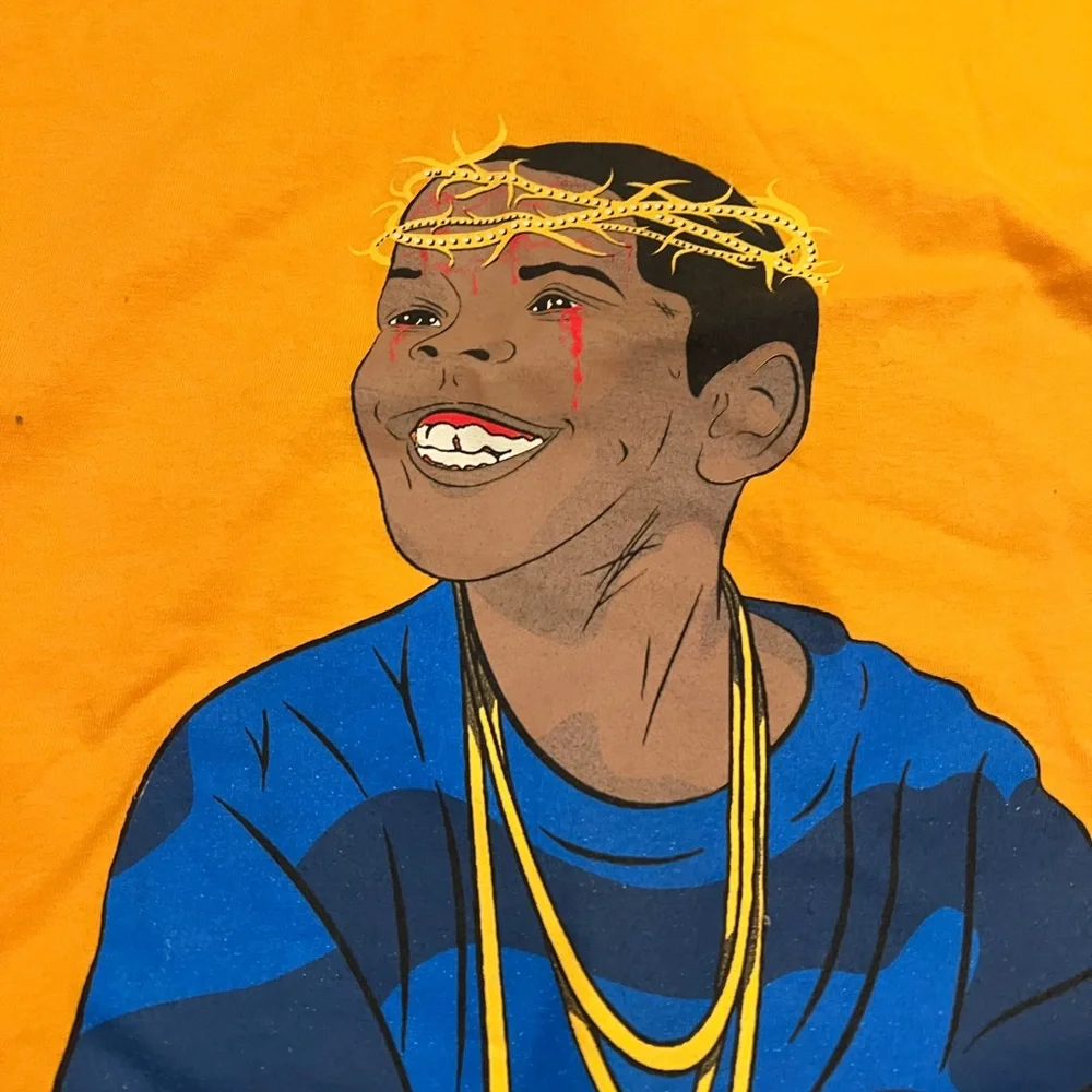 WESTSIDE GUNN GXFR GRISELDA FLY GOD Champion Yellow Tee - Picture 3 of 7